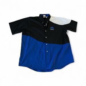 Mopar Men's Short Sleeve Technician Shirt | Button up Race Gear 2x